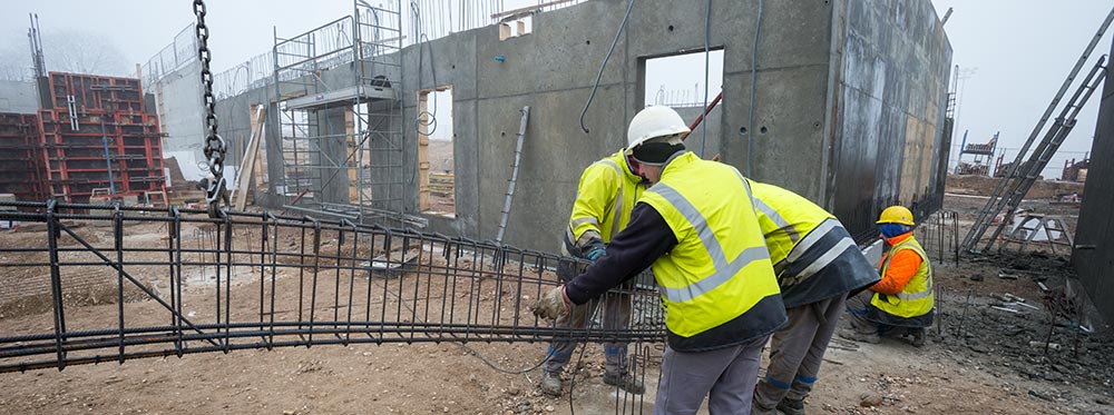 Image 1 : Ouvriers sur un chantier